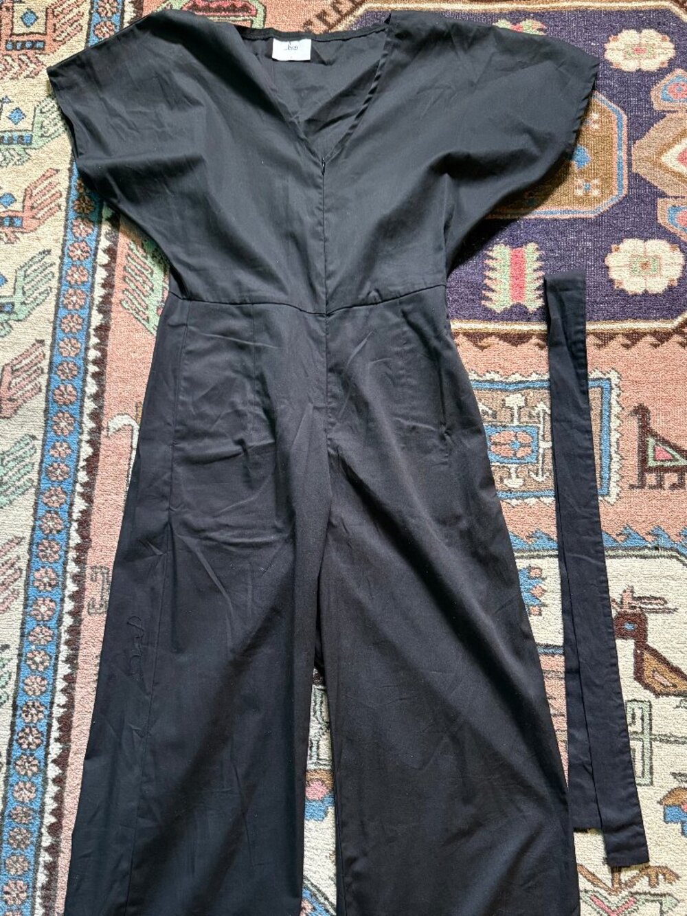 Loup short sleeve wide leg jumpsuit